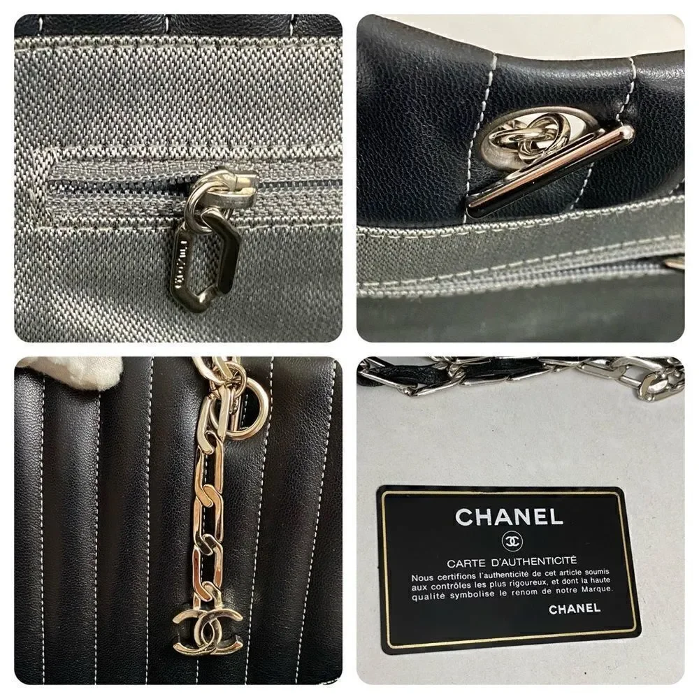 CHANEL “Rare“ CC Mademoiselle Leather Tote Bag 💼 Black